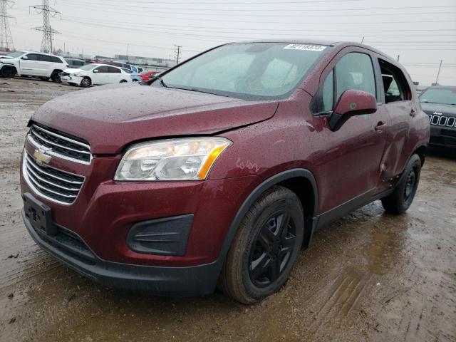 Lot #2457454274 2016 CHEVROLET TRAX LS salvage car