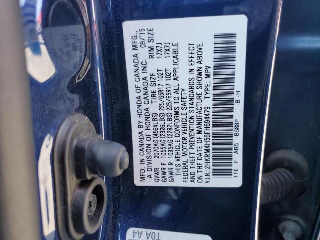 2HKRM4H56FH694479 | 2015 HONDA CR-V EX