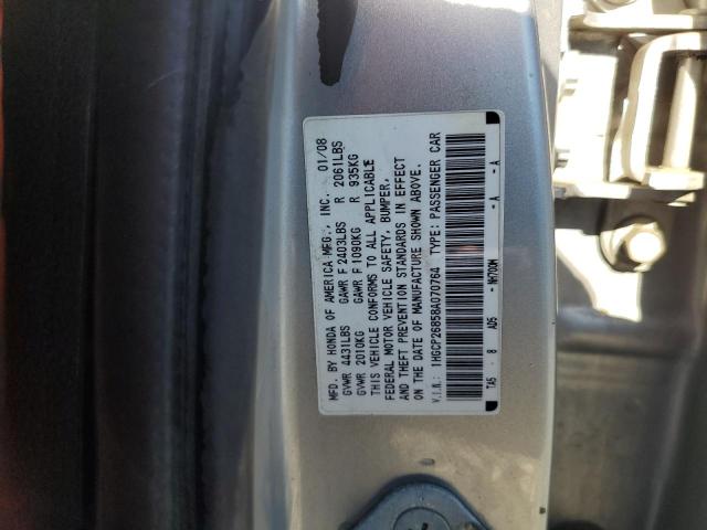 1HGCP26858A070764 | 2008 Honda accord exl