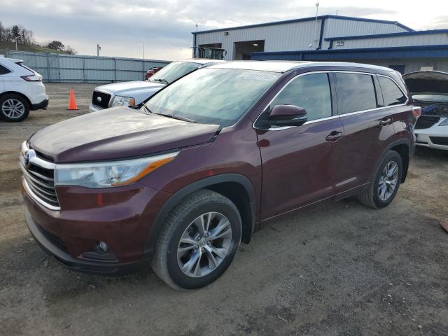 VIN 5TDJKRFH4FS111740 2015 Toyota Highlander, Xle no.1