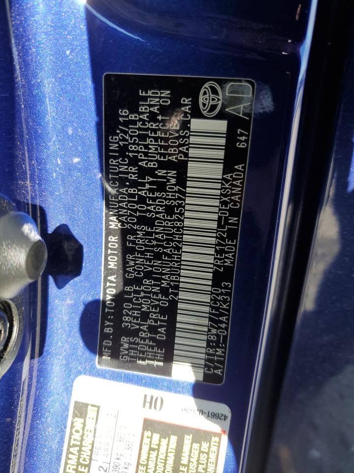 2T1BURHE2HC825377 TOYOTA COROLLA 2017