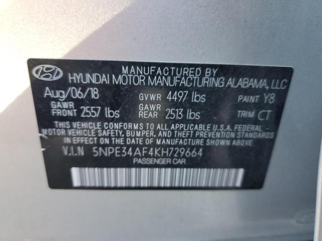 5NPE34AF4KH729664 | 2019 HYUNDAI SONATA LIM