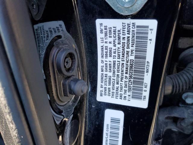2016 HONDA CIVIC LX - 19XFC2F56GE096833