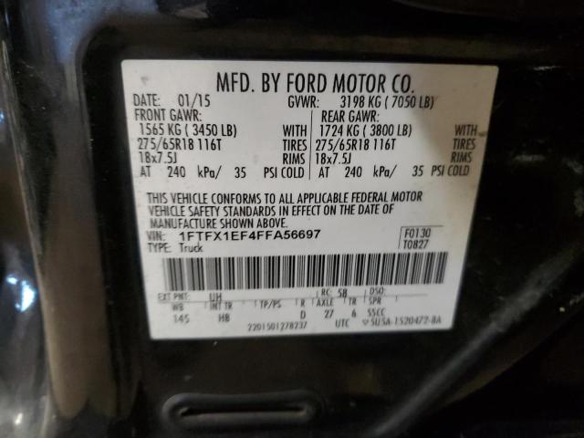 1FTFX1EF4FFA56697 | 2015 FORD F150 SUPER