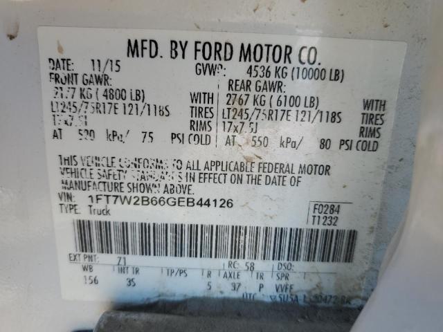 1FT7W2B66GEB44126 | 2016 FORD F250 SUPER