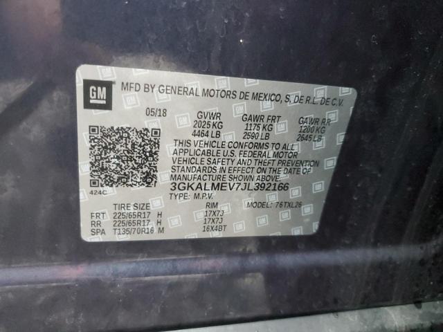 2018 GMC TERRAIN SL - 3GKALMEV7JL392166