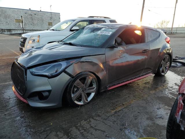 2014 Hyundai Veloster Turbo VIN: KMHTC6AEXEU190239 Lot: 79851573