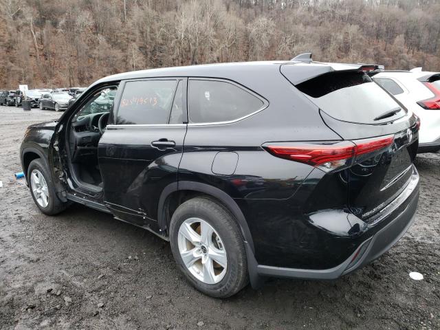 VIN 5TDCZRBH5MS072566 2021 Toyota Highlander, L no.2