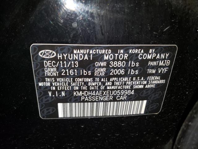 KMHDH4AEXEU059984 | 2014 HYUNDAI ELANTRA SE