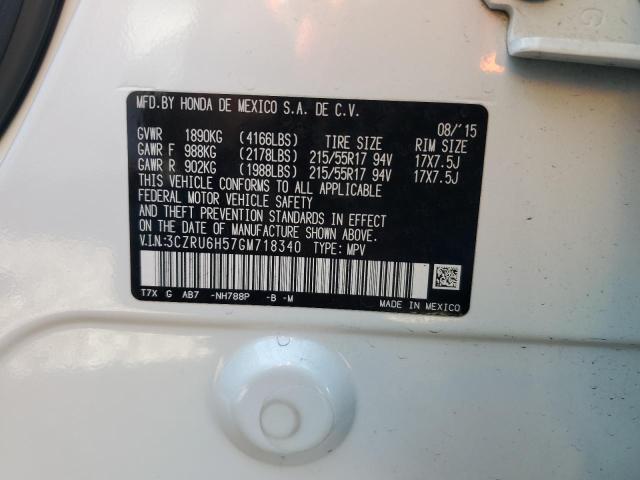 2016 HONDA HR-V 3CZRU6H57GM718340