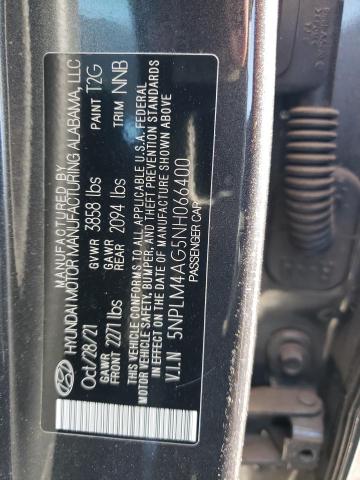 2022 Hyundai Elantra Sel VIN: 5NPLM4AG5NH066400 Lot: 75197323