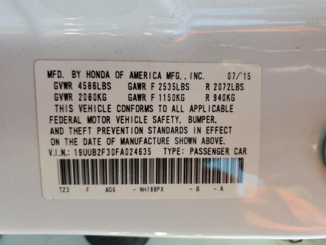 19UUB2F30FA024635 | 2015 ACURA TLX