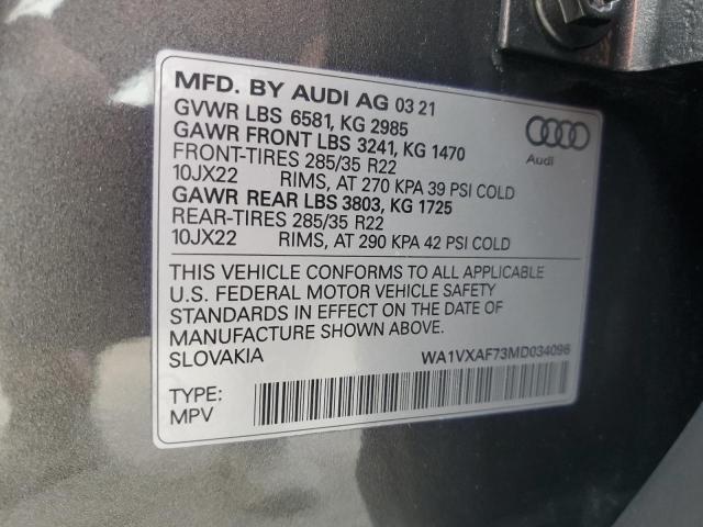 WA1VXAF73MD034096 Audi Q7 PRESTIG 13