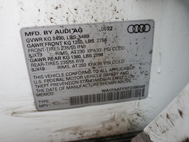 WA1FAAFYXP2166349 | 2023 Audi q5 prestige 45