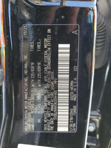 VIN 5TDGZRAH5NS094460 2022 Toyota Highlander, Xle no.13