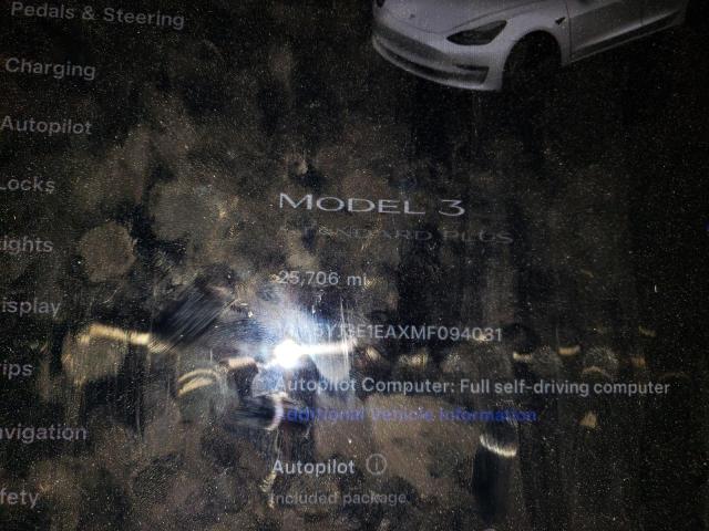 5YJ3E1EAXMF094031 | 2021 TESLA MODEL 3