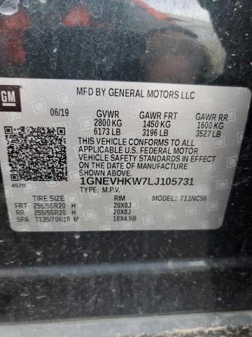 1GNEVHKW7LJ105731 Chevrolet Traverse Lt