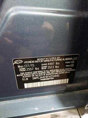 5NPE34AF6FH214445 | 2015 HYUNDAI SONATA SPO