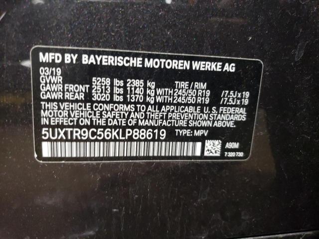 5UXTR9C56KLP88619 2019 BMW X3, photo no. 13