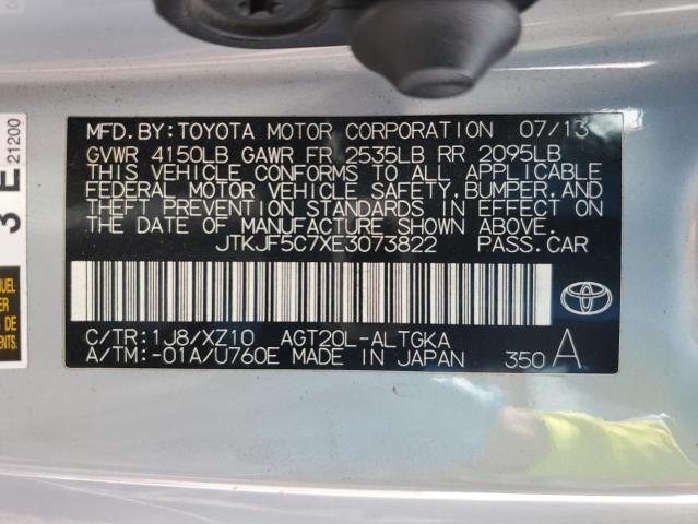 JTKJF5C7XE3073822 | 2014 TOYOTA SCION TC