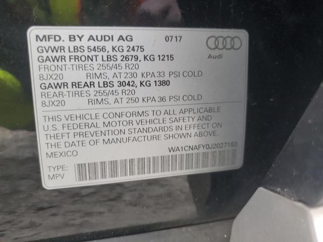 WA1CNAFY0J2027183 2018 AUDI Q5, photo no. 13