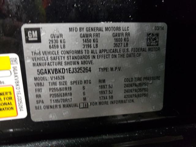 5GAKVBKD1EJ325264 | 2014 BUICK ENCLAVE