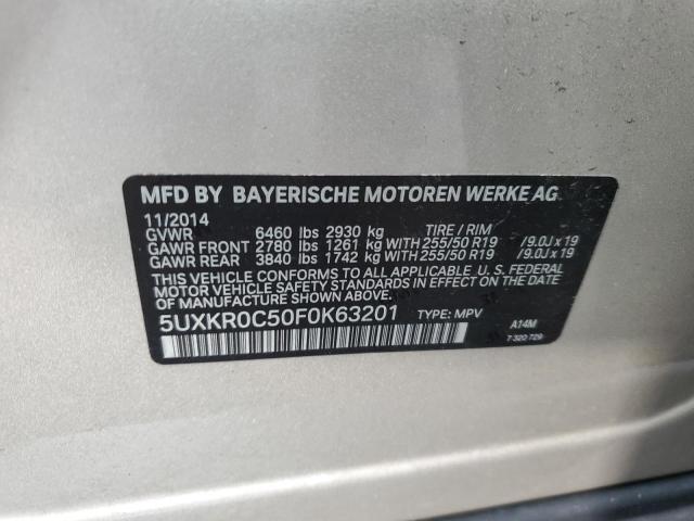 5UXKR0C50F0K63201 2015 BMW X5, photo no. 12