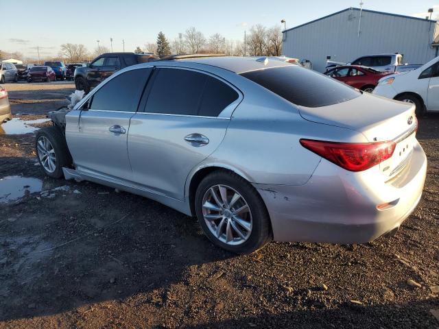 INFINITI Q50 BASE 2015 silver sedan 4d gas JN1BV7AR5FM412726 photo #3