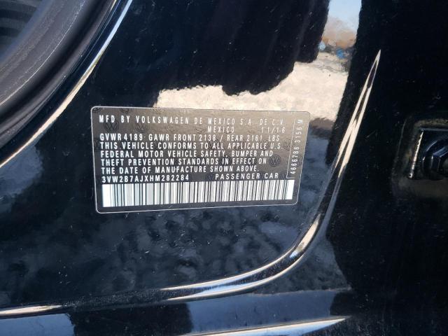 3VW2B7AJXHM282284 | 2017 VOLKSWAGEN JETTA S