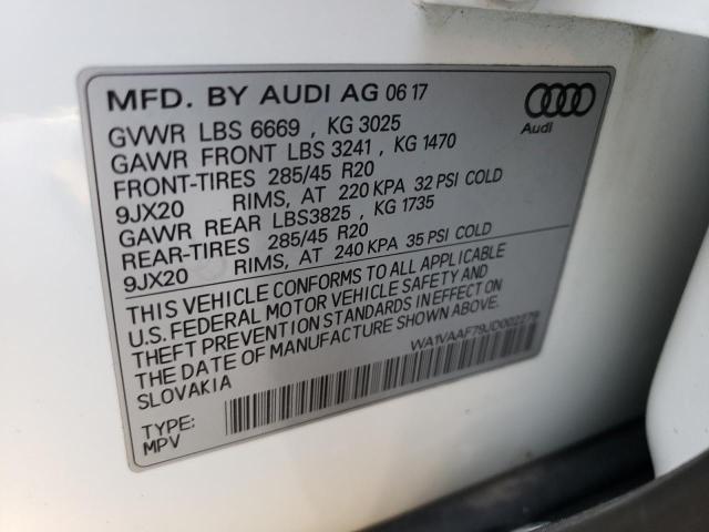 VIN WA1VAAF79JD002279 2018 Audi Q7, Prestige no.13