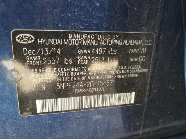 5NPE24AF2FH154571 | 2015 HYUNDAI SONATA SE