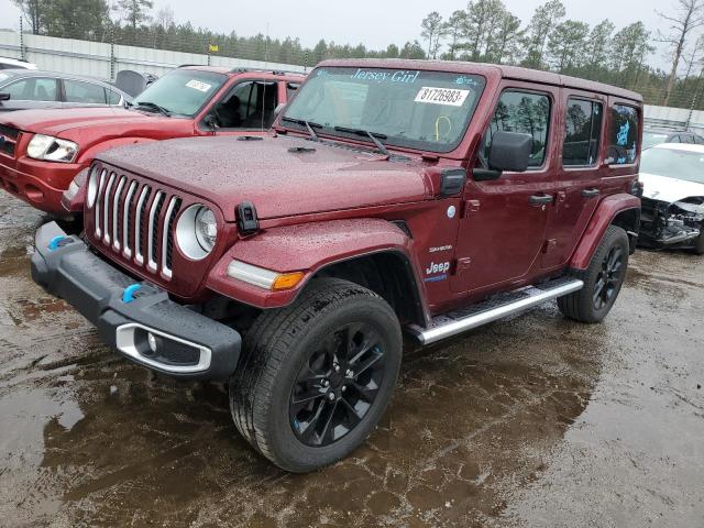 Vin: 1c4jjxp62nw170448, lot: 81726983, jeep wrangler sahara 4xe 20221