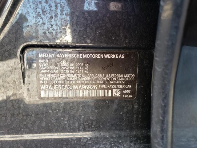 2018 BMW 540 I - WBAJE5C53JWA96926