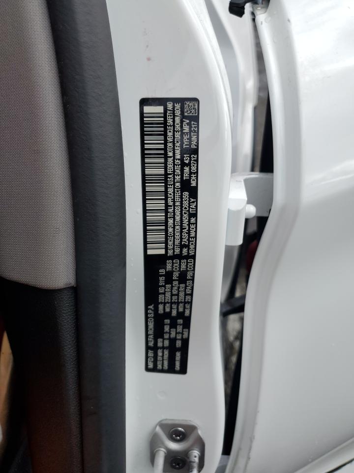 ZASPAJAN5K7C68359 2019 Alfa Romeo Stelvio