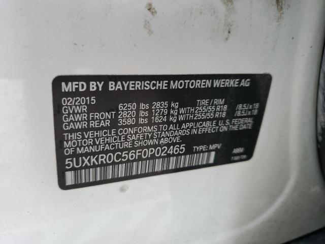 5UXKR0C56F0P02465 2015 BMW X5, photo no. 14