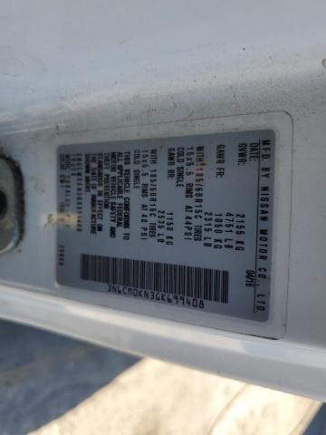 3N6CM0KN3GK699408 Nissan NV200 2.5S