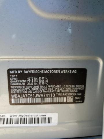 2018 BMW 530 XI - WBAJA7C51JWA74110
