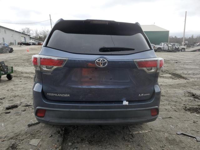 VIN 5TDBKRFHXFS126618 2015 Toyota Highlander, LE no.6