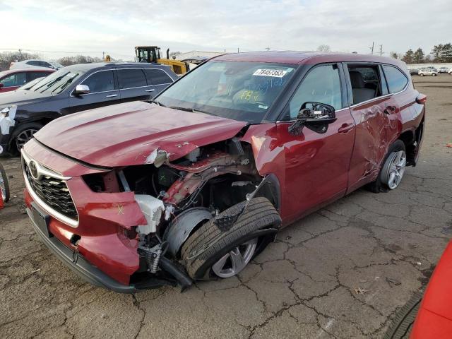 VIN 5TDBZRBH5MS076757 2021 Toyota Highlander, L no.1