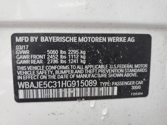 2017 BMW 540 I - WBAJE5C31HG915089