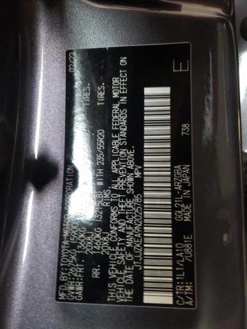 2022 LEXUS RX 350 L L - JTJJZKEA9N2025785