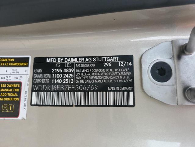 2015 MERCEDES-BENZ E 400 - WDDKJ6FB7FF306769