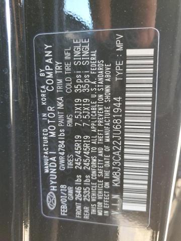 2018 HYUNDAI TUCSON VAL - KM8J3CA22JU681944