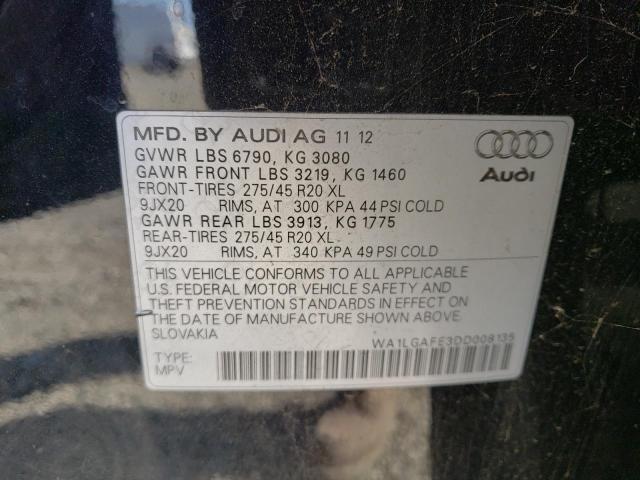 WA1LGAFE3DD008135 2013 AUDI Q7, photo no. 13