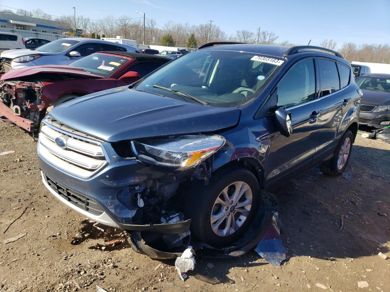 2018 Ford Escape Se vin: 1FMCU0GD0JUA41390