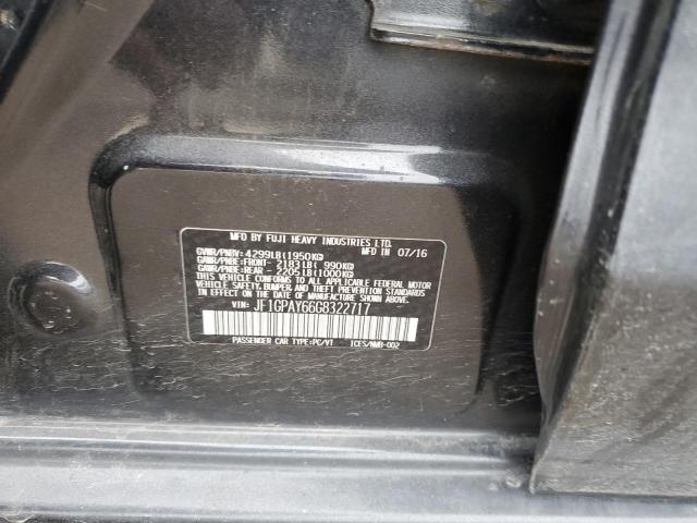 JF1GPAY66G8322717 | 2016 SUBARU IMPREZA SP