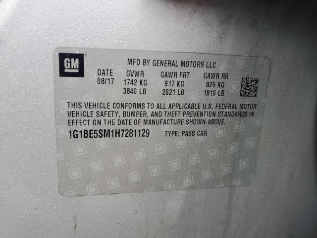 2017 CHEVROLET CRUZE L - 1G1BE5SM1H7281129