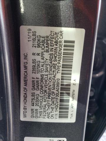 1HGCV1F30LA036910 | 2020 HONDA ACCORD SPO