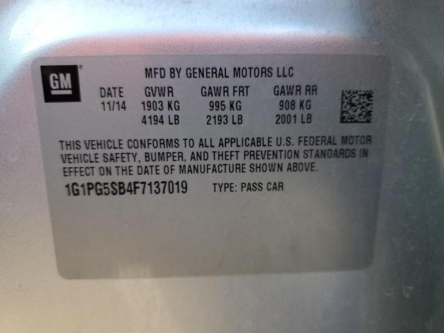 2015 CHEVROLET CRUZE LTZ - 1G1PG5SB4F7137019