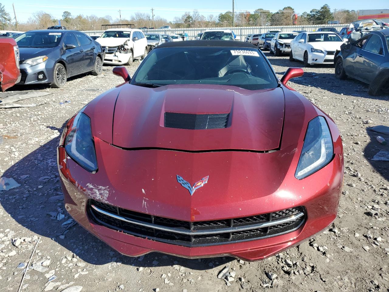 1G1YB3D75J5****** Used and Repairable 2018 Chevrolet Corvette in Alabama State